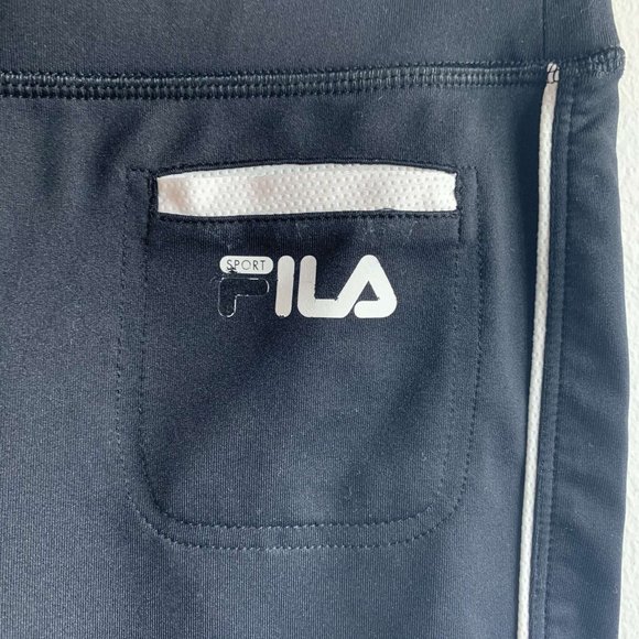 FILA Black Long Workout Shorts - Picture 3 of 5